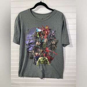 Disney Marvel Character Shirt Large Mens